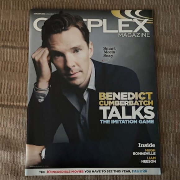 2/$40 CINEPLEX Magazine Jan 2015 Vol 16 No 1 Benedict Cumberbatch Liam Neeson - Picture 1 of 3